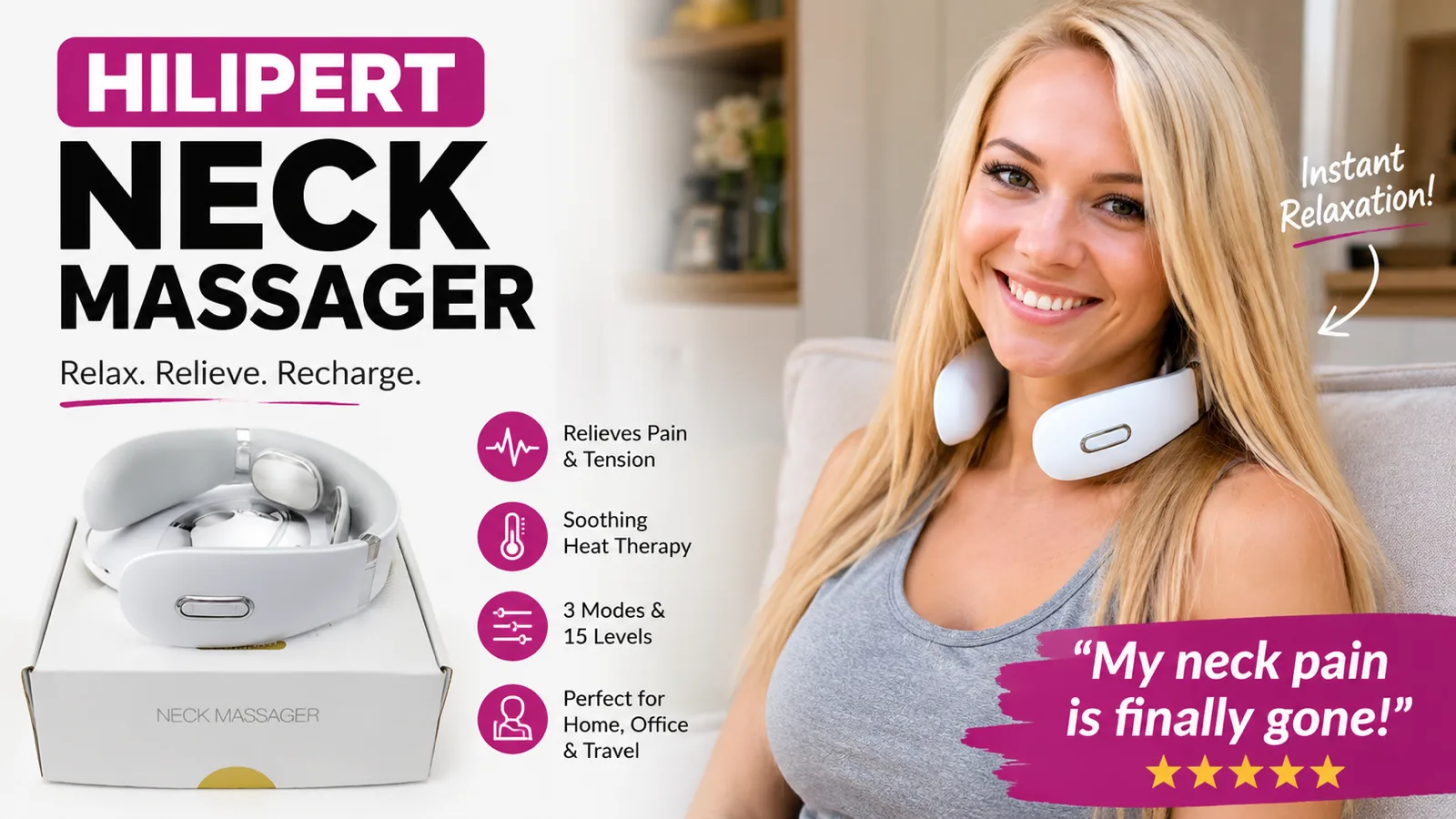 hilipert neck massager review: Hilipert Neck Massager Review: Tested Daily for 3 Weeks, Is It Worth $60? Hilipert Neck Massager Review: Tested Daily for 3 Weeks, Is It Worth $60? — hilipert neck massager review | GearPuff